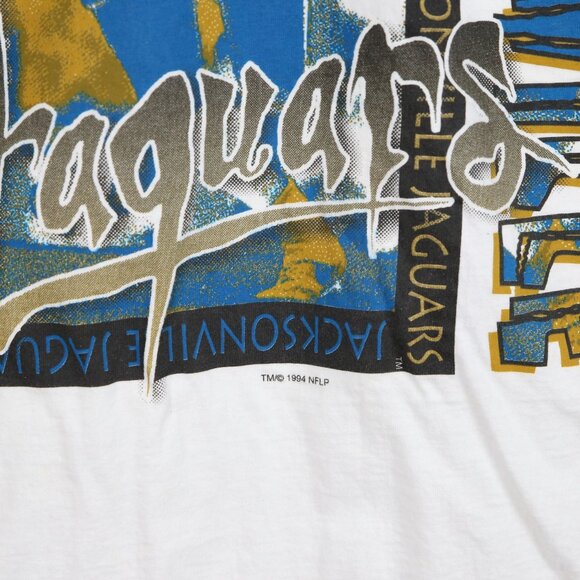 Jacksonville Jaguars Magic‎ Johnson T's VTG 1994 XXL White Single Stitch T-Shirt - Picture 4 of 12